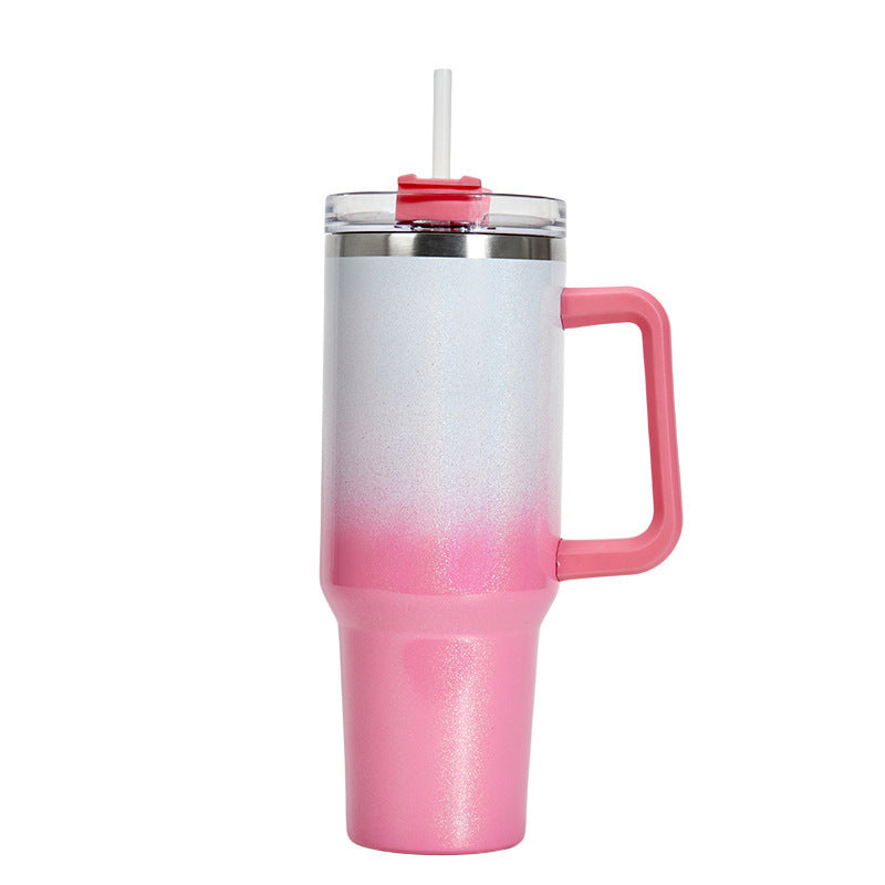 Große Trinkflasche Large Capacity Double-layer Stainless Steel Vacuum Insulation Cup